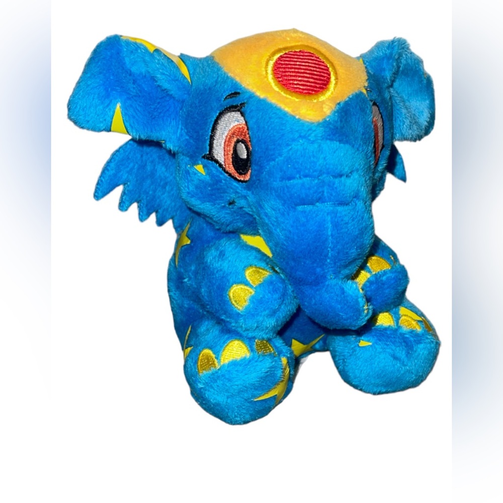 Neopets Starry Elephant Blue Plush